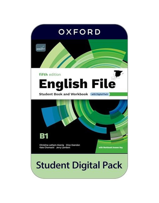 English File B1 Student and Workbook with key Fifth Edition 5a ed.