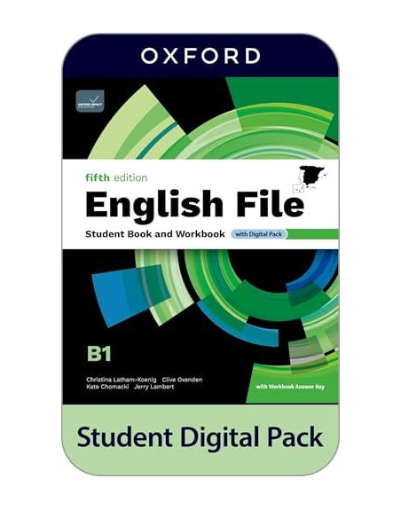 English File B1 Student and Workbook with key Fifth Edition 5a ed.