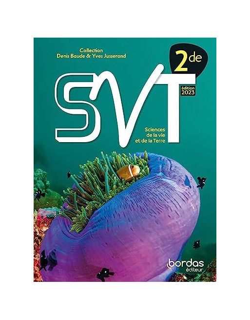 SVT 2nde manuel Eleve 2023 2nde