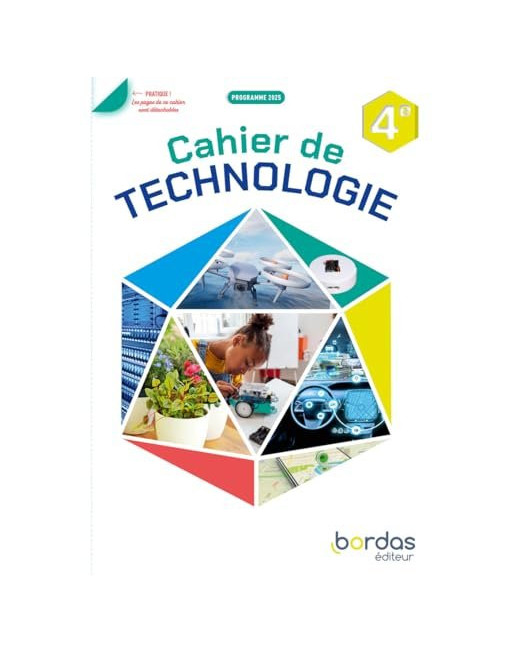 Technologie 4eme Cahier ed 2025