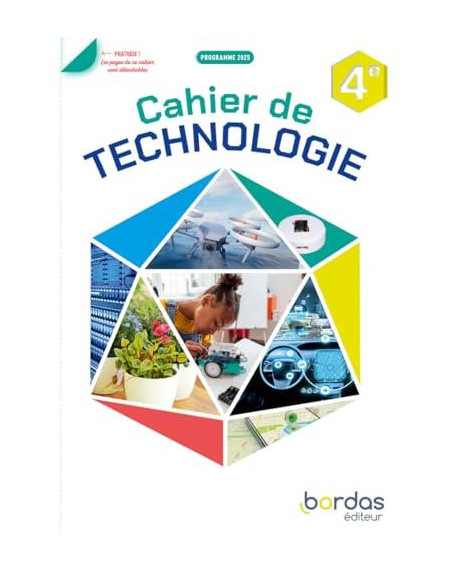 Technologie 4eme Cahier ed 2025