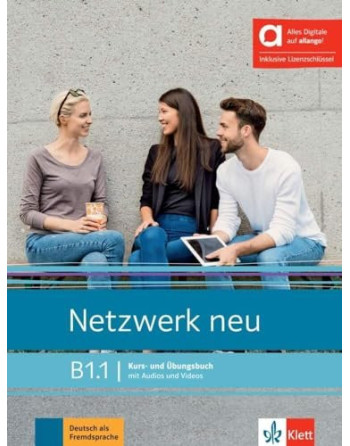 Netzwerk neu B1.1 Kurs + ubungsbuch + audio + licencia digital