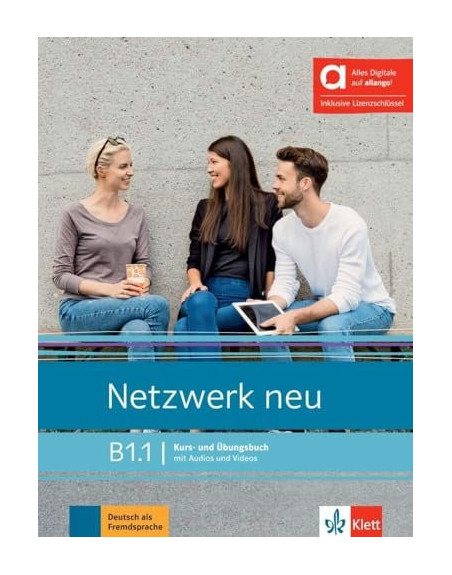 Netzwerk neu B1.1 Kurs + ubungsbuch + audio + licencia digital