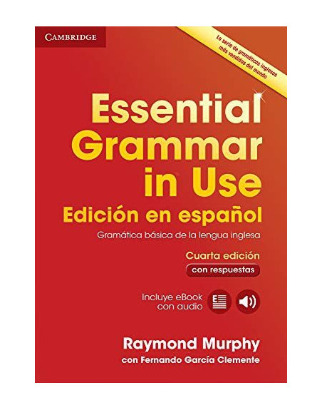 Essential Grammar in Use : Spanish edition c/k 4ed + ebook c/ audio