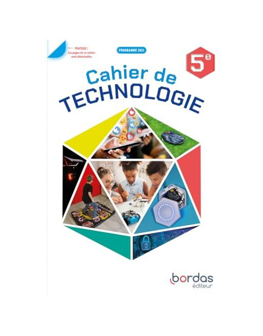 Cahier Technologie 5eme  ed2024