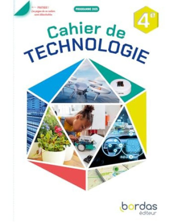 Technologie 4eme Cahier ed 2025