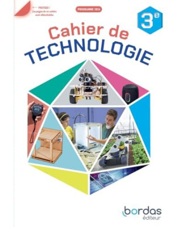 Technologie Cahier 3 em ed 2024
