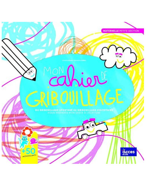 Mon cahier de gribouillage maternelle petite section
