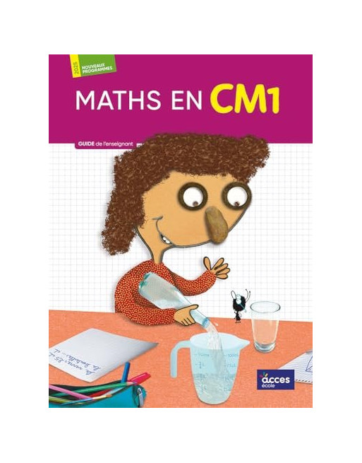Maths en CM1 Cahier de géométrie ed '26