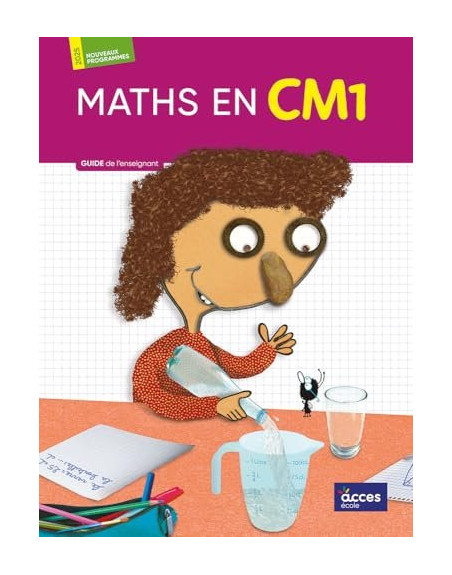 Maths en CM1 Cahier de géométrie ed '26