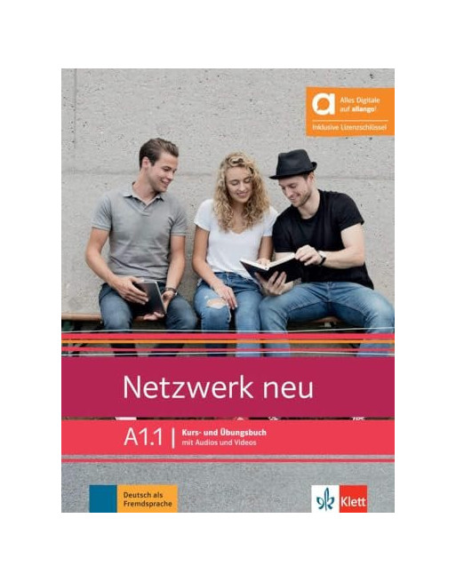 Netzwerk neu A1.1 Kurs + ubungsbuch allango  + audio + licencia digital