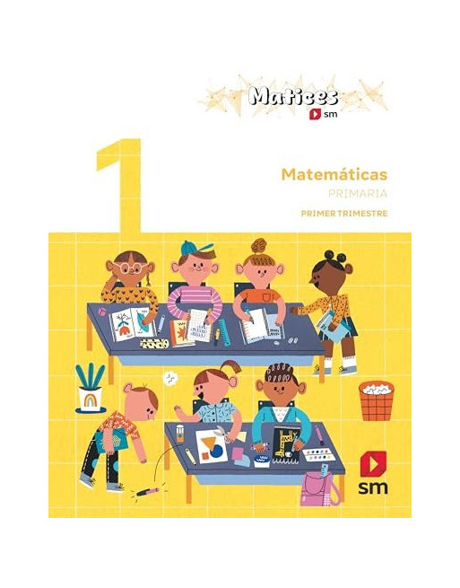 Matemáticas. 1 Primaria. Trimestres. Matices