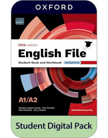 English File A1 A2  5 th Student + Workbook with key Fifth Edition 5a ed. '25