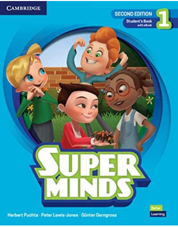 Super Minds 1 2ed Student with eBook British + DVD