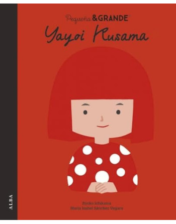 Pequeña y grande Yayoi Kusama