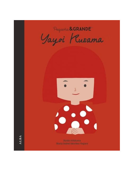 Pequeña y grande Yayoi Kusama