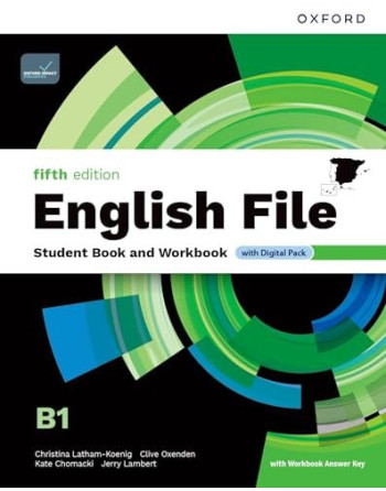 English File B1 Student and Workbook with key Fifth Edition 5a ed.