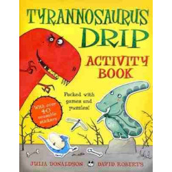 Tyrannosaurus Drip Activity Book + 40 stikers