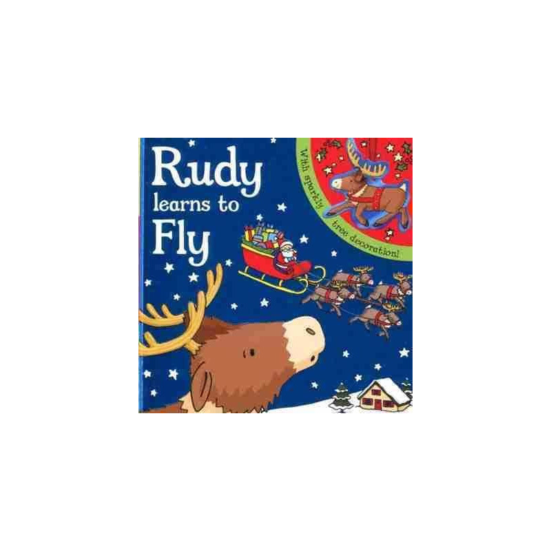 Rudy Learns to Fly : Christmas Foil Press: Reindeer BB (hojas duras)