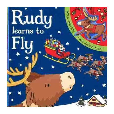 Rudy Learns to Fly : Christmas Foil Press: Reindeer BB (hojas duras)