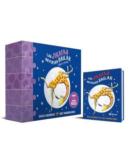 Las jirafas no puedes bailar libro puzzle gigante