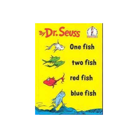 Dr Seuss : One Fish, Two Fish, Red Fish, Blue Fish HB