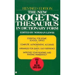 New Rogert s Thesaurus in Dictionary Form PB