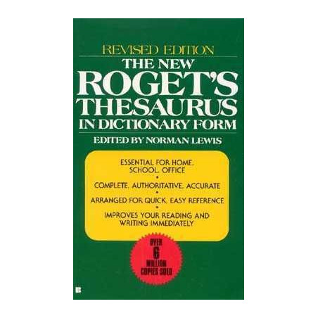 New Rogert s Thesaurus in Dictionary Form PB