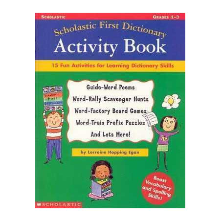 Scholastic First Dictionary Activity Book 1-3