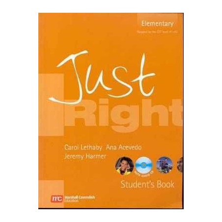 Just Right Elementary A1-A2 student + cd audio