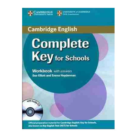 Complete Key (KET) For Schools A2 Workbook c/k + cd audio