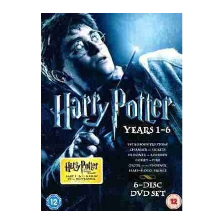 Harry Potter DVD 6 Film ( Stone - Chamber - Azkaban - Globet - Order -Prince )