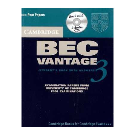 Cambridge BEC Vantage 3 Students c/k + cd audio