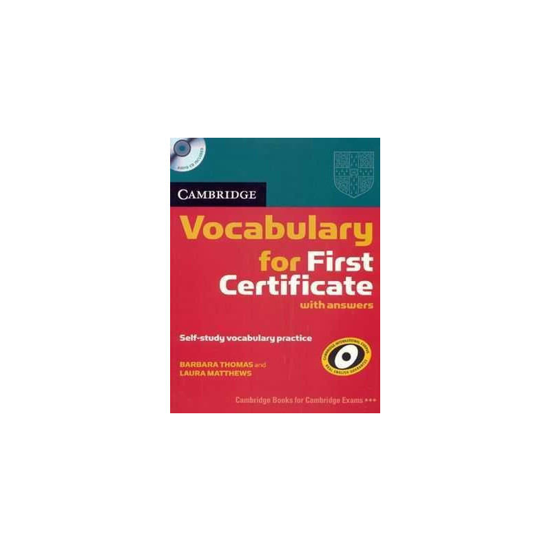 Cambridge Vocabulary for First Certificate c/k + cd audio