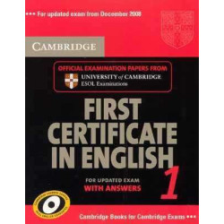 Cambridge First Certificate English 1 c/k