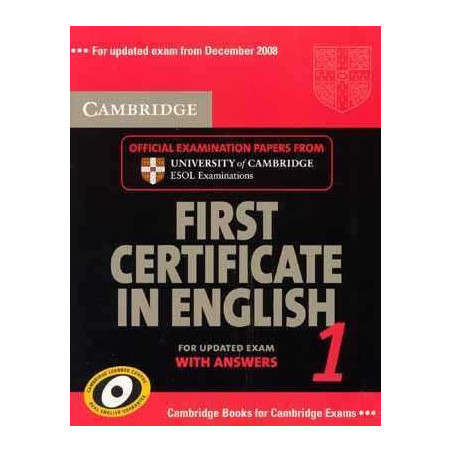 Cambridge First Certificate English 1 c/k