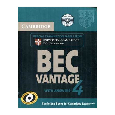 Cambridge BEC Vantage 4 Students c/k + cd audio B2