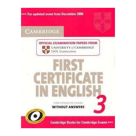 Cambridge First Certificate English 3 s/k