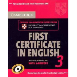 Cambridge First Certificate English 3 c/k