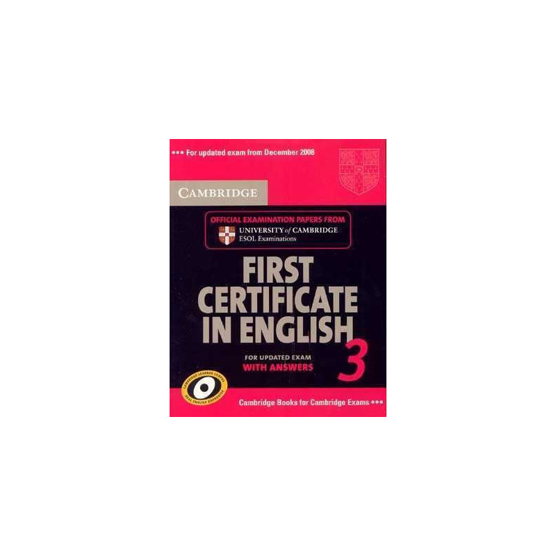 Cambridge First Certificate English 3 c/k