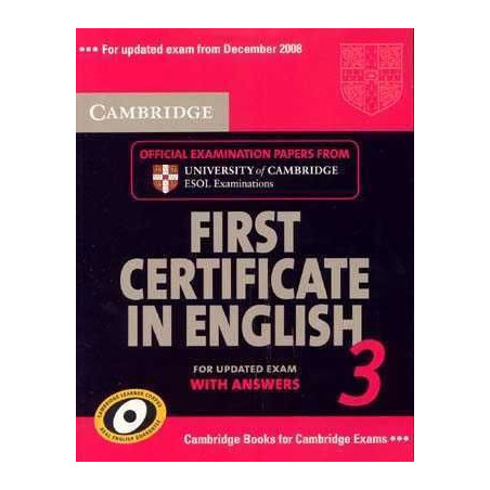 Cambridge First Certificate English 3 c/k