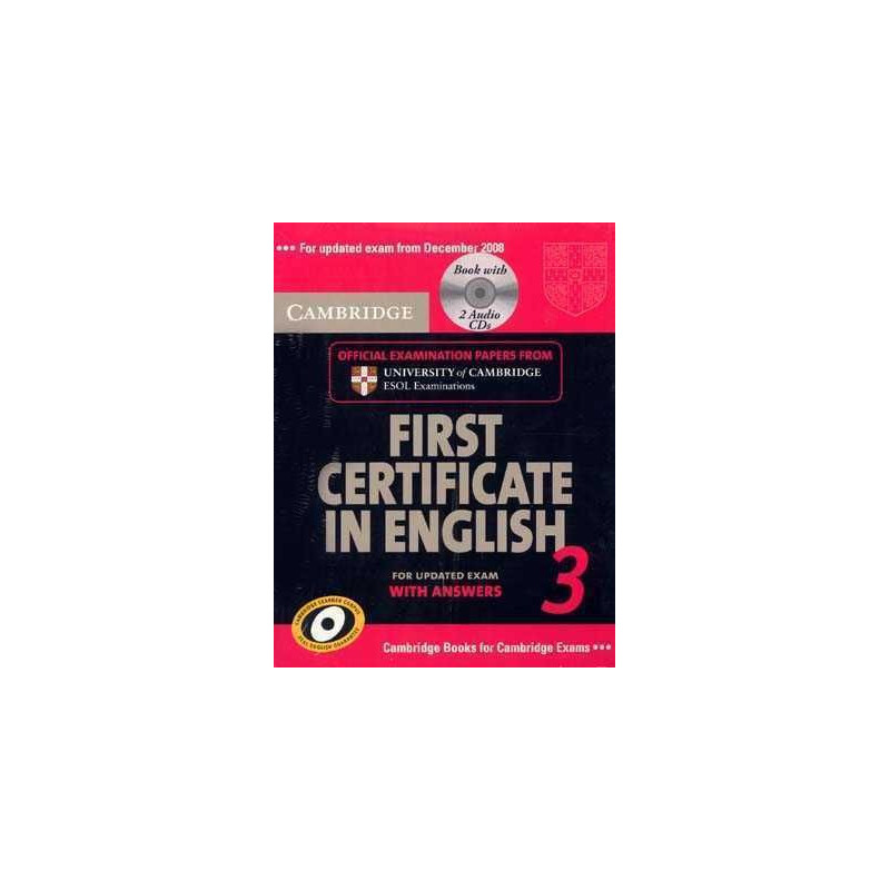 Cambridge First Certificate English 3 c/k + cd audio (2)