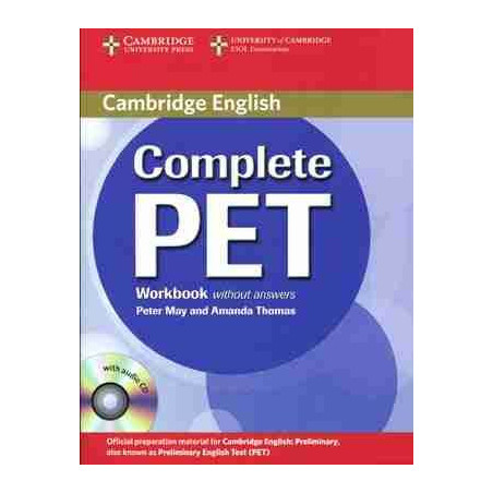 Complete PET B1 Workbook s/k + cd audio