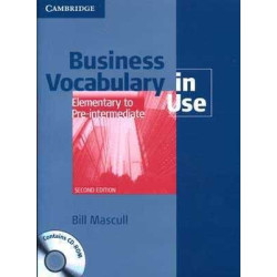 Business Vocabulary in Use Elementary c/k + cd rom 2ed