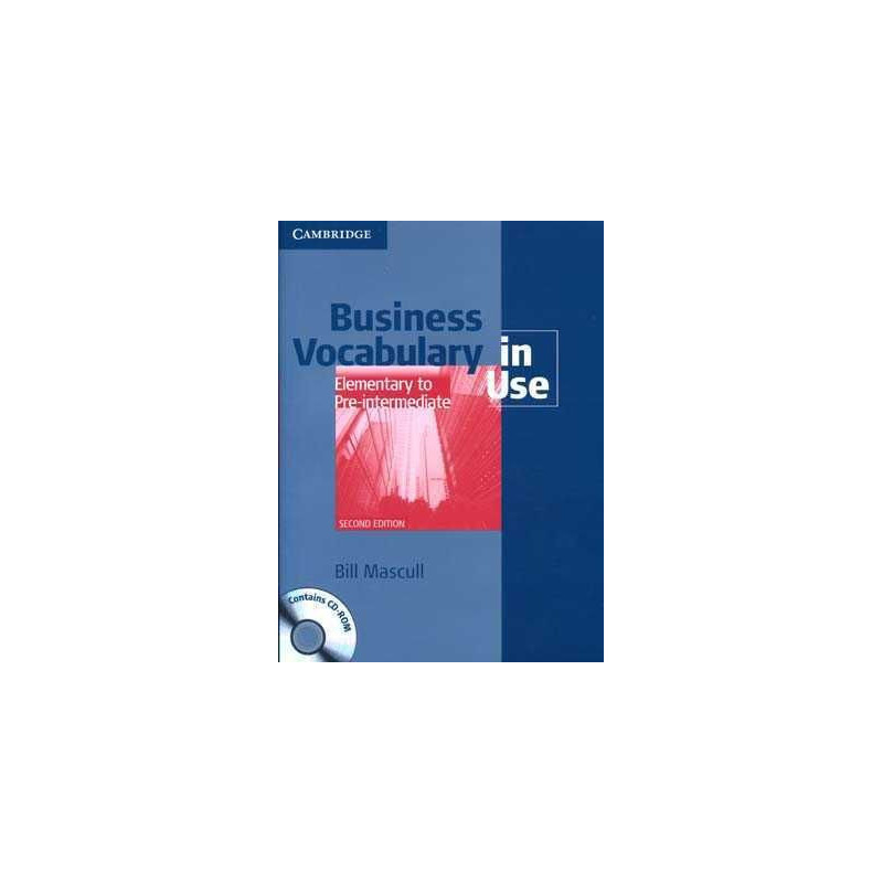 Business Vocabulary in Use Elementary c/k + cd rom 2ed