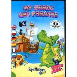 My Words and Phrases 5 - 9 aged Cd - rom ( 6 languages )