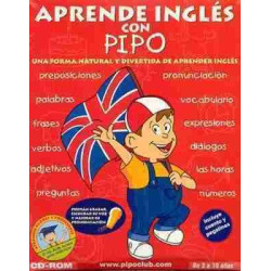 Aprende Ingles con Pipo 3 a 10 años cd rom