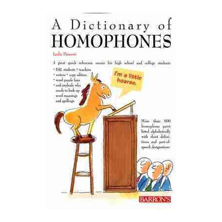 Dictionary of Homophones