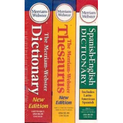 Merrian Webster Dictionary + Thesaurus + Spanish English Dictionary