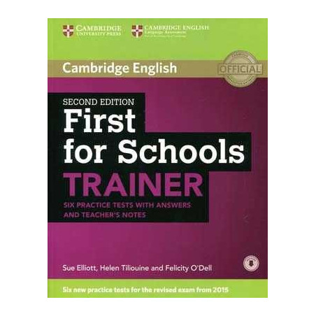 First Certificate for Schools Trainer 2015 c/k + audio Downloadable